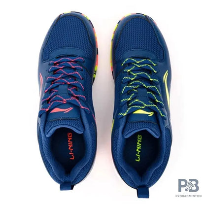 Li-Ning Ultra Speed Badminton Shoes | Navy Blue/Orange/Lime