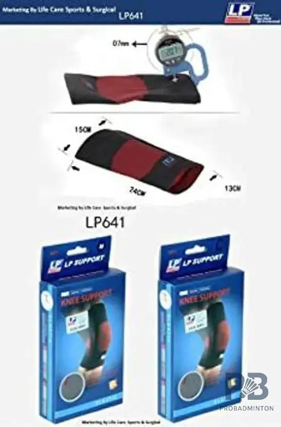 LP Knee Support 641 – Compression Sleeve for Pain Relief, Weak or Injured Knees, Sports & Daily Use
