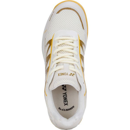 YONEX Voltrex 2 Unisex Shoes - Vanilla White & Ceylon Yellow – Lightweight Court Shoes for All Players