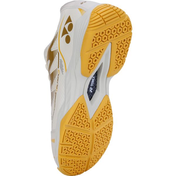 YONEX Voltrex 2 Unisex Shoes - Vanilla White & Ceylon Yellow – Lightweight Court Shoes for All Players