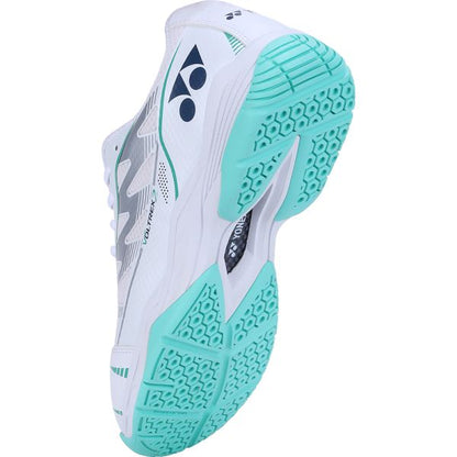 YONEX Voltrex 2 Unisex Shoes - White Deep Green – Lightweight Court Shoes for All Players