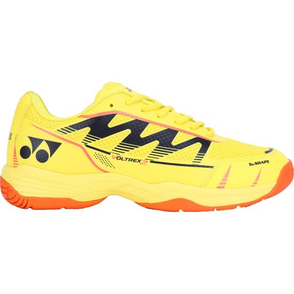 YONEX Voltrex 2 Unisex Shoes - Fluroscent Yellow Neon Orange – Lightweight Court Shoes for All Players