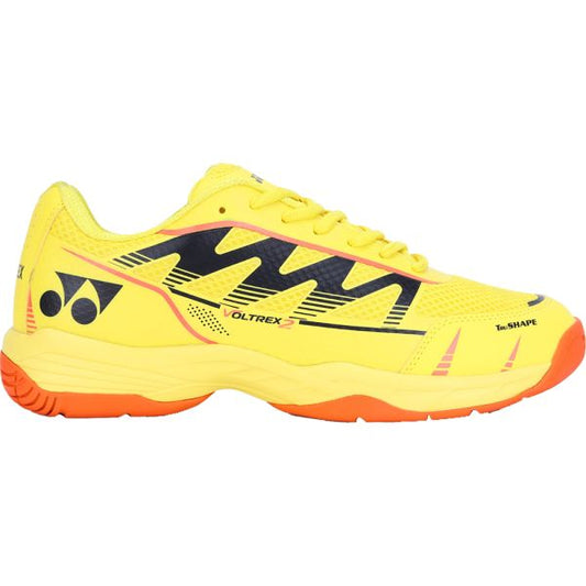 YONEX Voltrex 2 Unisex Shoes - Fluroscent Yellow Neon Orange – Lightweight Court Shoes for All Players