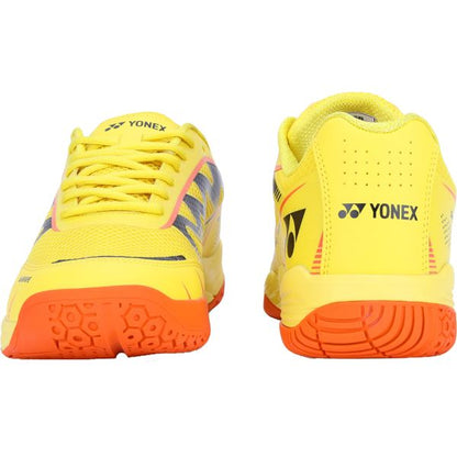 YONEX Voltrex 2 Unisex Shoes - Fluroscent Yellow Neon Orange – Lightweight Court Shoes for All Players