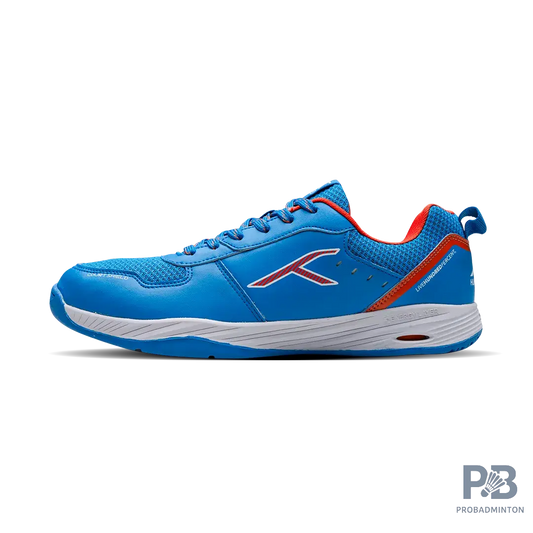 Hundred court shield  Badminton Shoes blue/orange/white