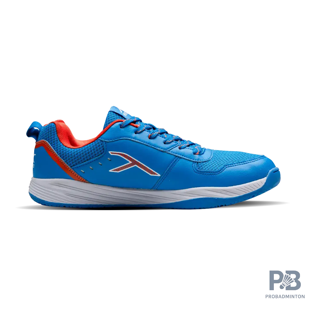 Hundred court shield  Badminton Shoes blue/orange/white