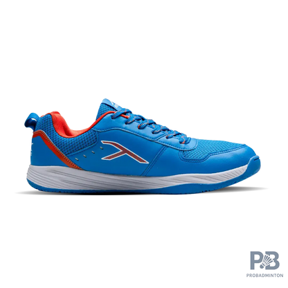 Hundred court shield  Badminton Shoes blue/orange/white