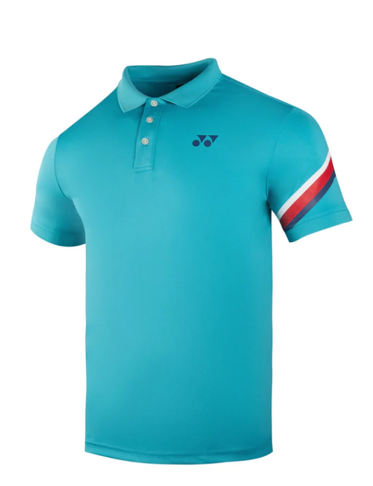 Yonex T-Shirt Polo 2735 | Blue Bird | Lightweight Badminton Sports Polo T-Shirt for Men