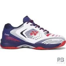 Yonex Badminton Shoes Kiwami (White / Astral Aura / Neon Coral)