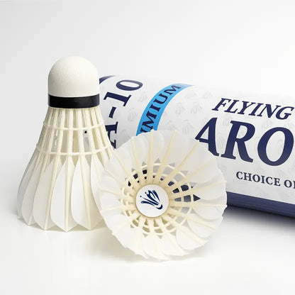 FLYING ARROW FA-10 Feather Shuttlecock | Durable Badminton Feather Shuttle for Training & Matches