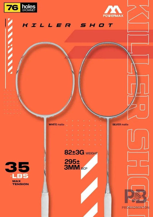Power Max Killer Shot Badminton Racket Frame – Lightweight & Durable | Best Price in India for Beginners