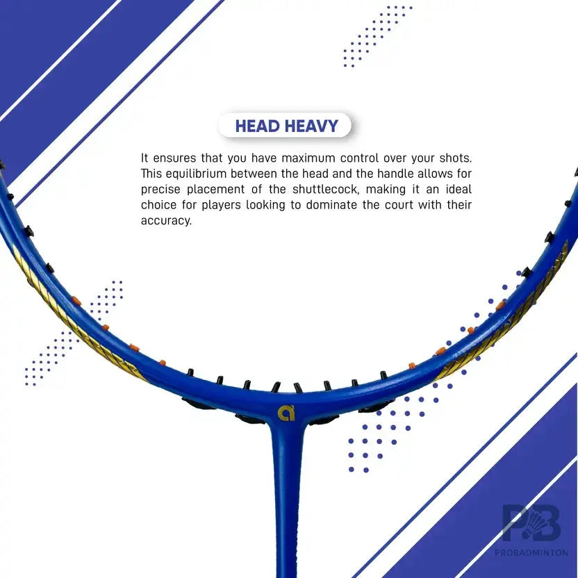 Apacs Z Ziggler Reborn Badminton Racket – 4U| Head Heavy | High Modulus Graphite