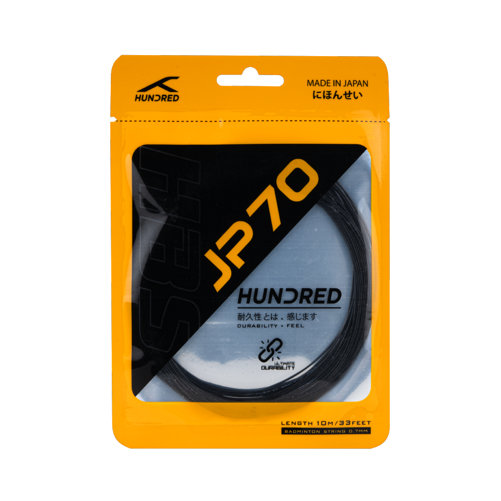 Hundred Badminton String JP 70 - Graphite Black
