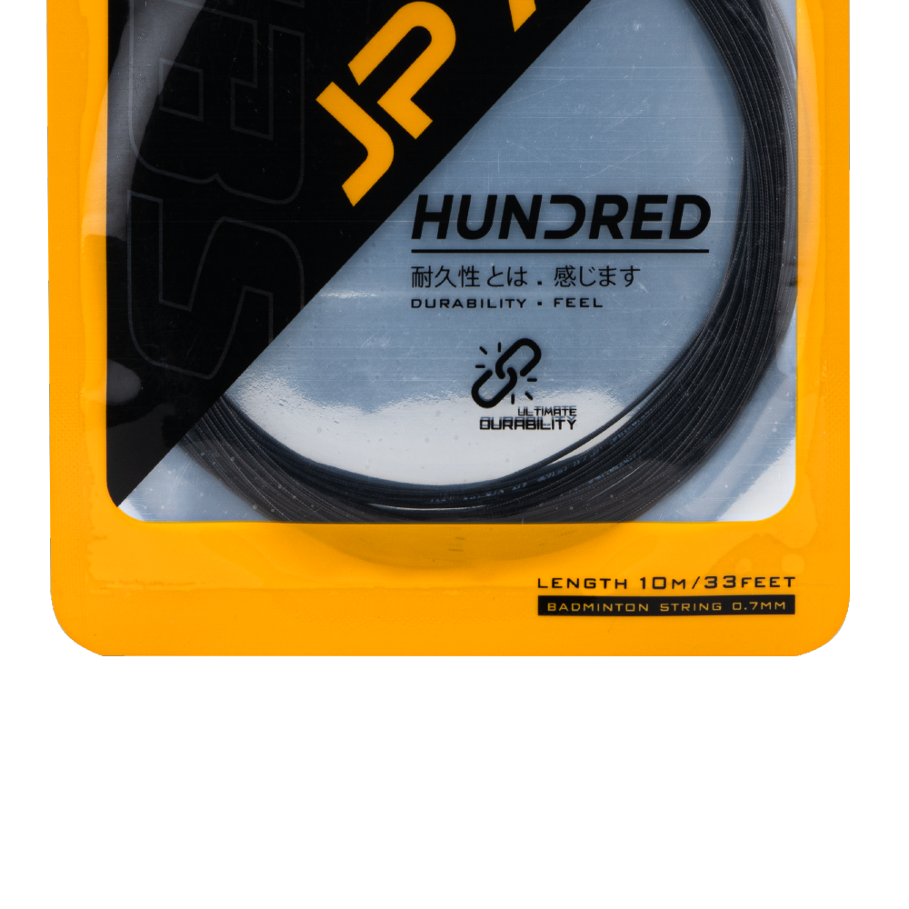 Hundred Badminton String JP 70 - Graphite Black