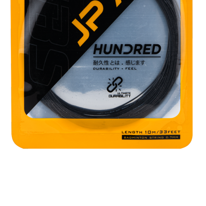 Hundred Badminton String JP 70 - Graphite Black