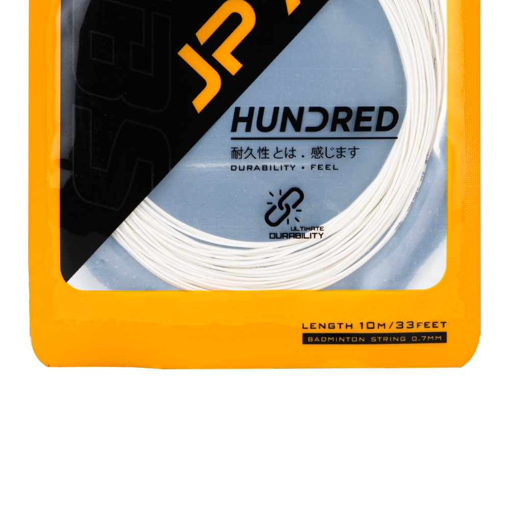 Hundred Badminton String JP 70 - Ice White