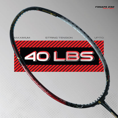 Apacs Finapi 232 Next Gen Badminton Racket – UHM Graphite All-Round Racket with 40LBS Tension