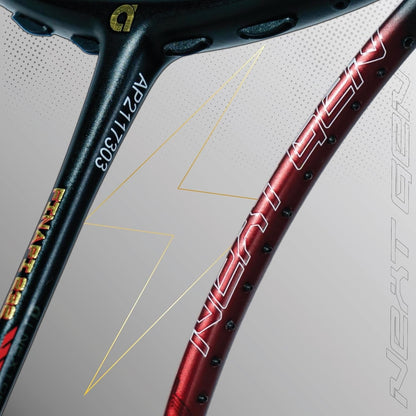 Apacs Finapi 232 Next Gen Badminton Racket – UHM Graphite All-Round Racket with 40LBS Tension