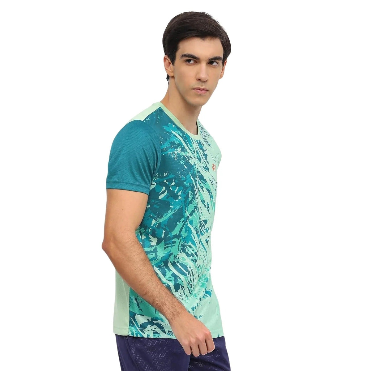 YONEX T Shirt Round Neck 2965 - Sprucestone – Premium Breathable Tee for Badminton & Tennis Players