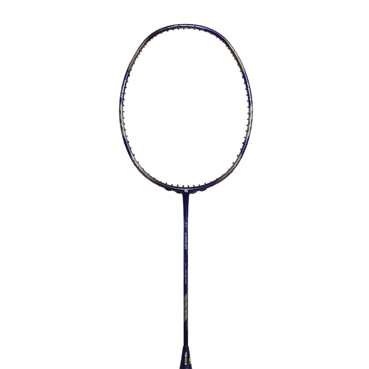 Apacs Z Ziggler Badminton Racquet (Unstrung) - Blue – Powerful Stiff Racket for Advanced Players