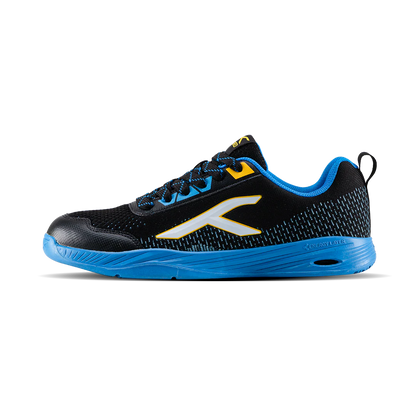Hundred Court Flyer Badminton Shoe | Black/Blue/Yellow