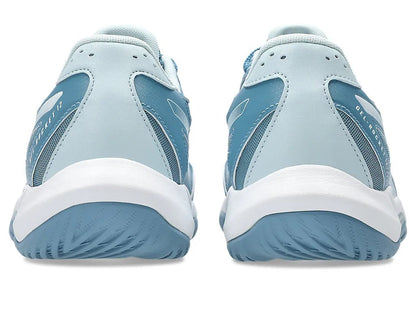Asics Gel Rocket 12 Badminton Shoe | Saba Blue/Cool Grey – Lightweight Court Shoes with GEL Cushioning