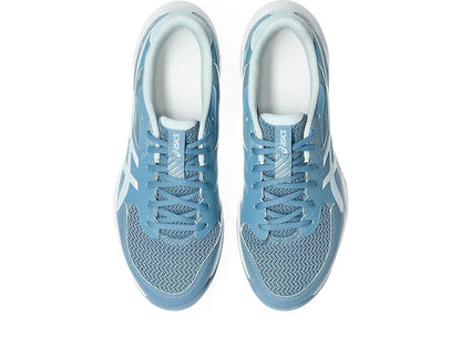 Asics Gel Rocket 12 Badminton Shoe | Saba Blue/Cool Grey – Lightweight Court Shoes with GEL Cushioning