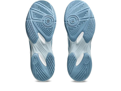 Asics Gel Rocket 12 Badminton Shoe | Saba Blue/Cool Grey – Lightweight Court Shoes with GEL Cushioning