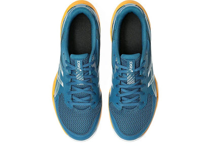 Asics Gel Rocket 12 Badminton Shoe | Dark Teal/Yamabuki – Lightweight Court Shoes with GEL Cushioning
