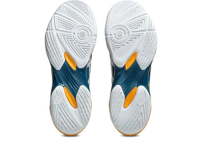 Asics Gel Rocket 12 Badminton Shoe | Dark Teal/Yamabuki – Lightweight Court Shoes with GEL Cushioning