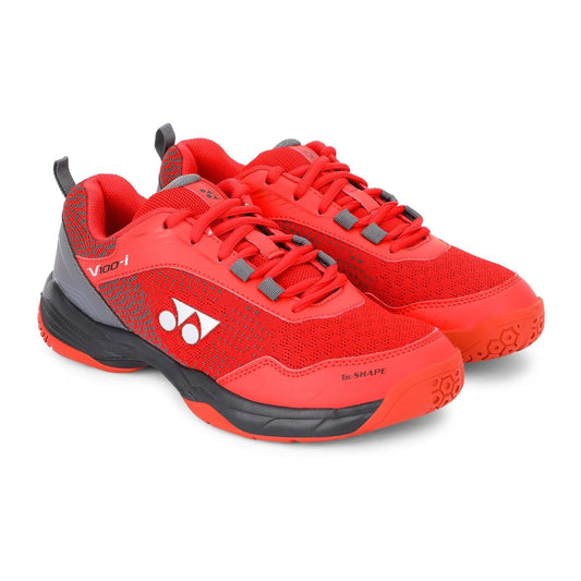 Yonex V100-i Badmintion Shoe (RED/VELVET/NIGHT SHADOW)