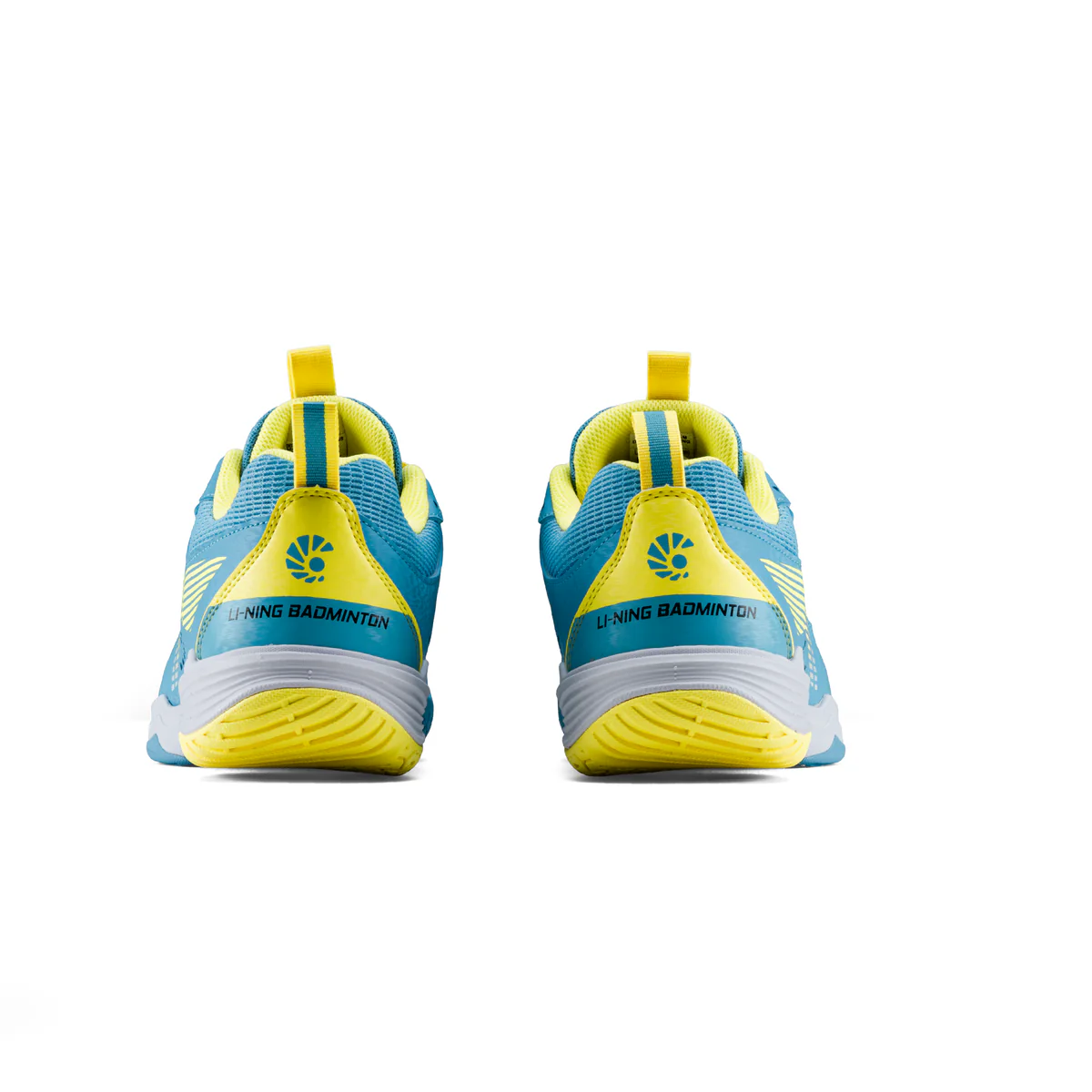 Li-Ning All Round Badminton Shoes - Azure Blue/Illuminating | Versatile Badminton Shoes for All-Court Play