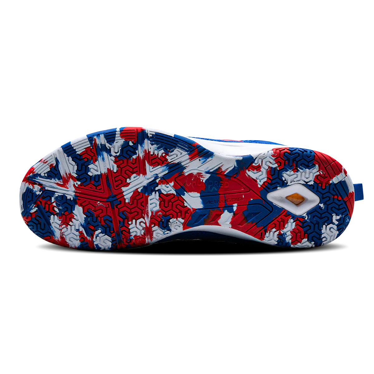 Hundred Raze Pro Badminton Shoe | Blue/Red/Navy – Pro-Level Court Shoes for Aggressive Players