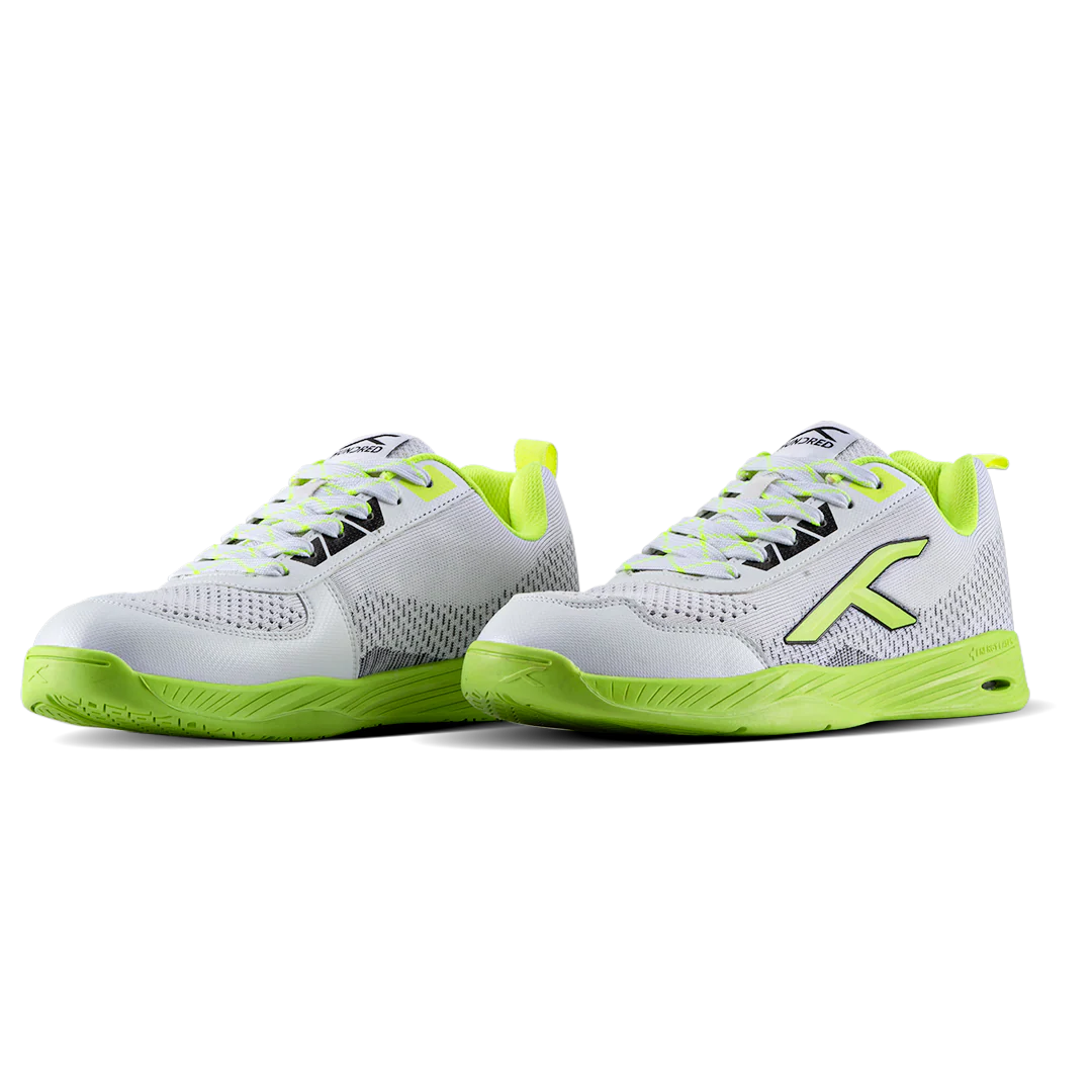 Hundred Court Flyer Badminton Shoe | WHITE/LIME/BLACK