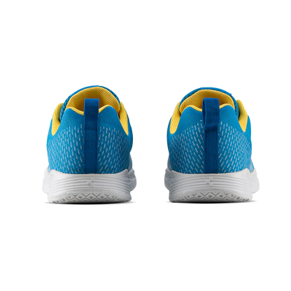 Hundred Court Flyer Badminton Shoe | Blue/Yellow/White