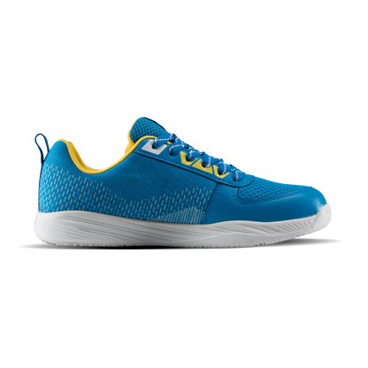 Hundred Court Flyer Badminton Shoe | Blue/Yellow/White