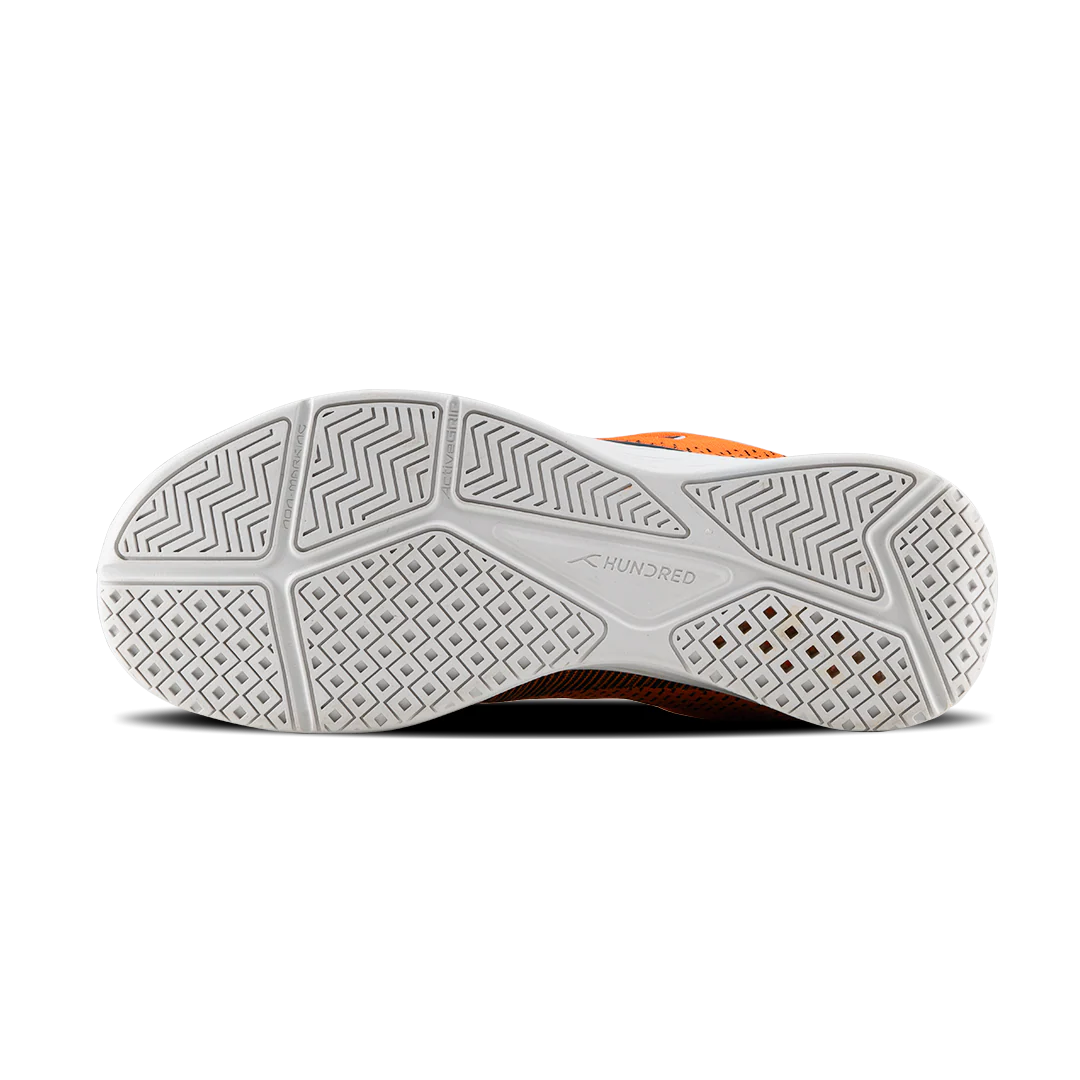 Hundred Court Flyer Badminton Shoe | Orange/Black/White