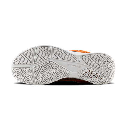 Hundred Court Flyer Badminton Shoe | Orange/Black/White