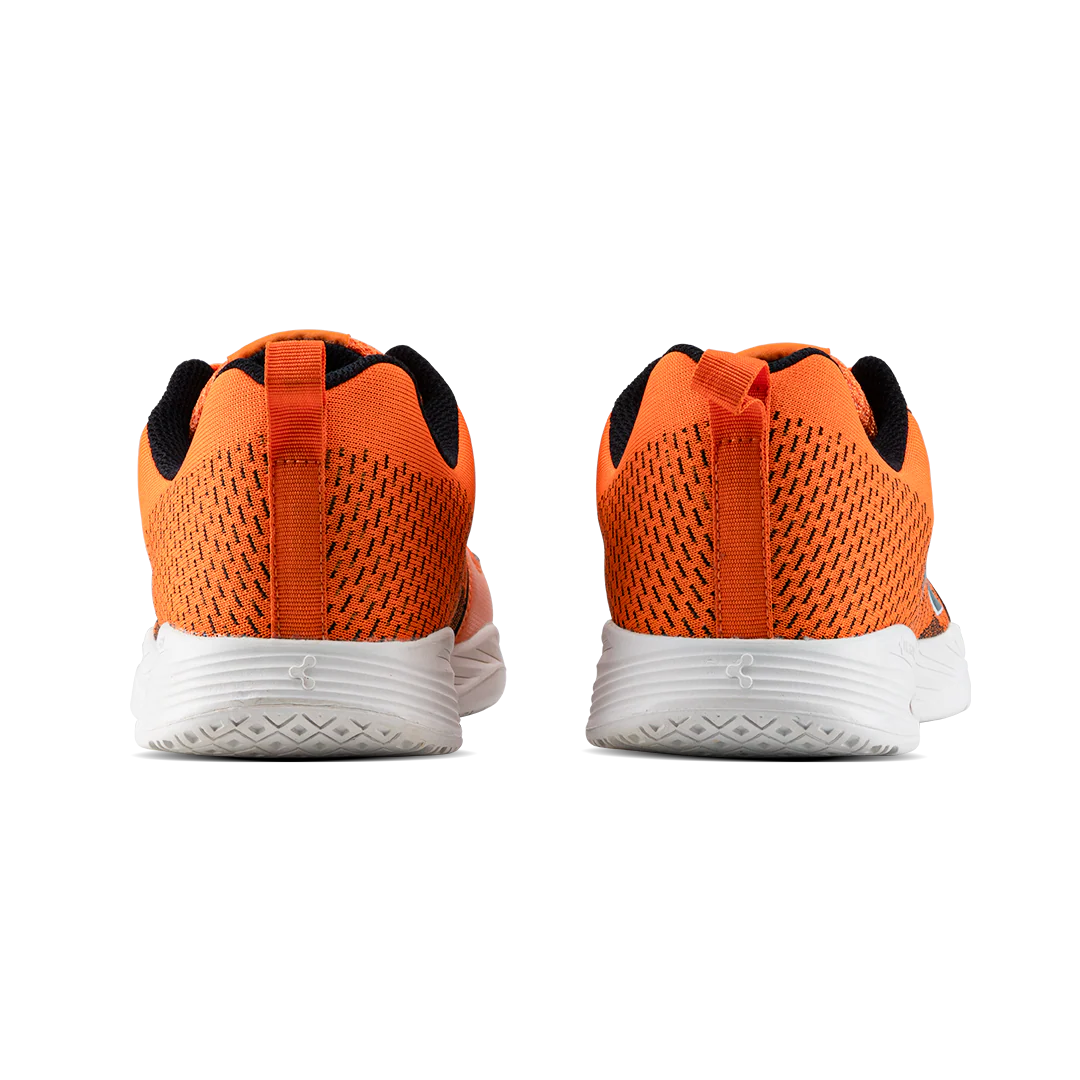 Hundred Court Flyer Badminton Shoe | Orange/Black/White