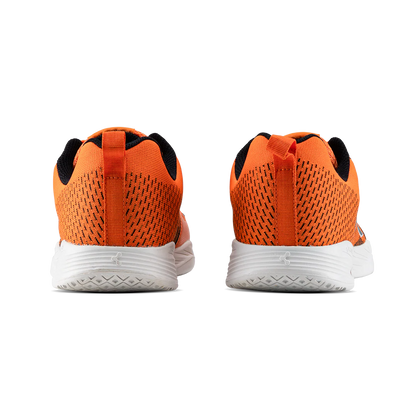 Hundred Court Flyer Badminton Shoe | Orange/Black/White