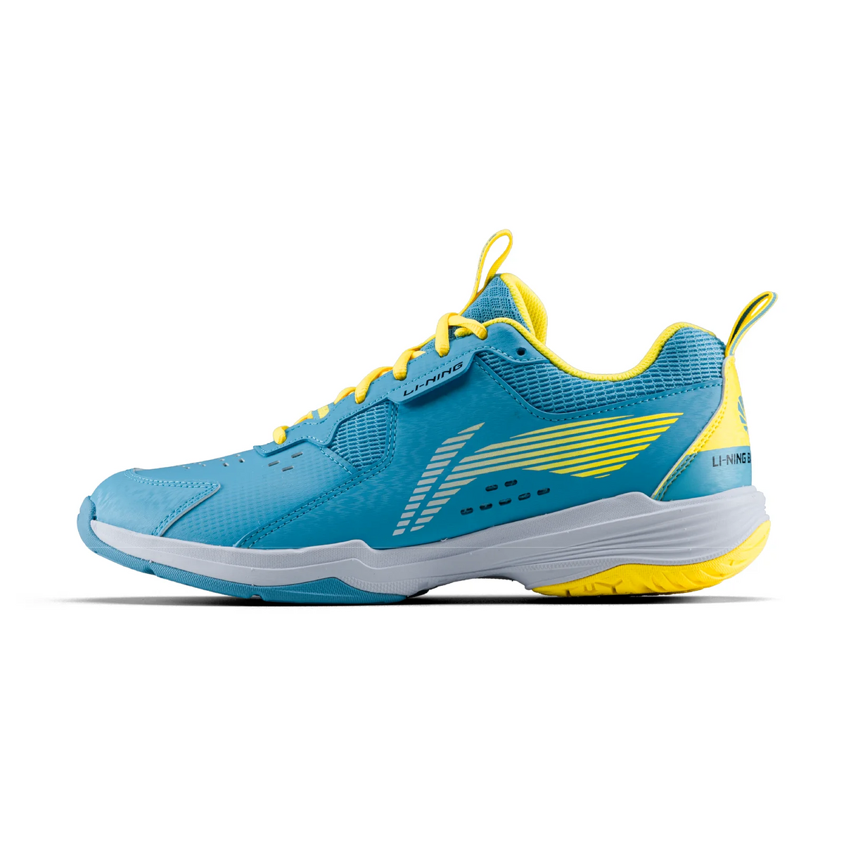 Li-Ning All Round Badminton Shoes - Azure Blue/Illuminating | Versatile Badminton Shoes for All-Court Play