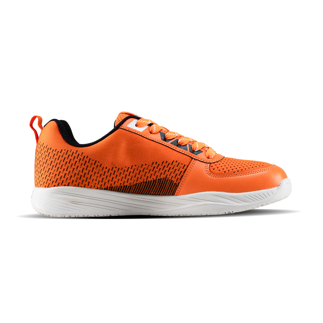 Hundred Court Flyer Badminton Shoe | Orange/Black/White