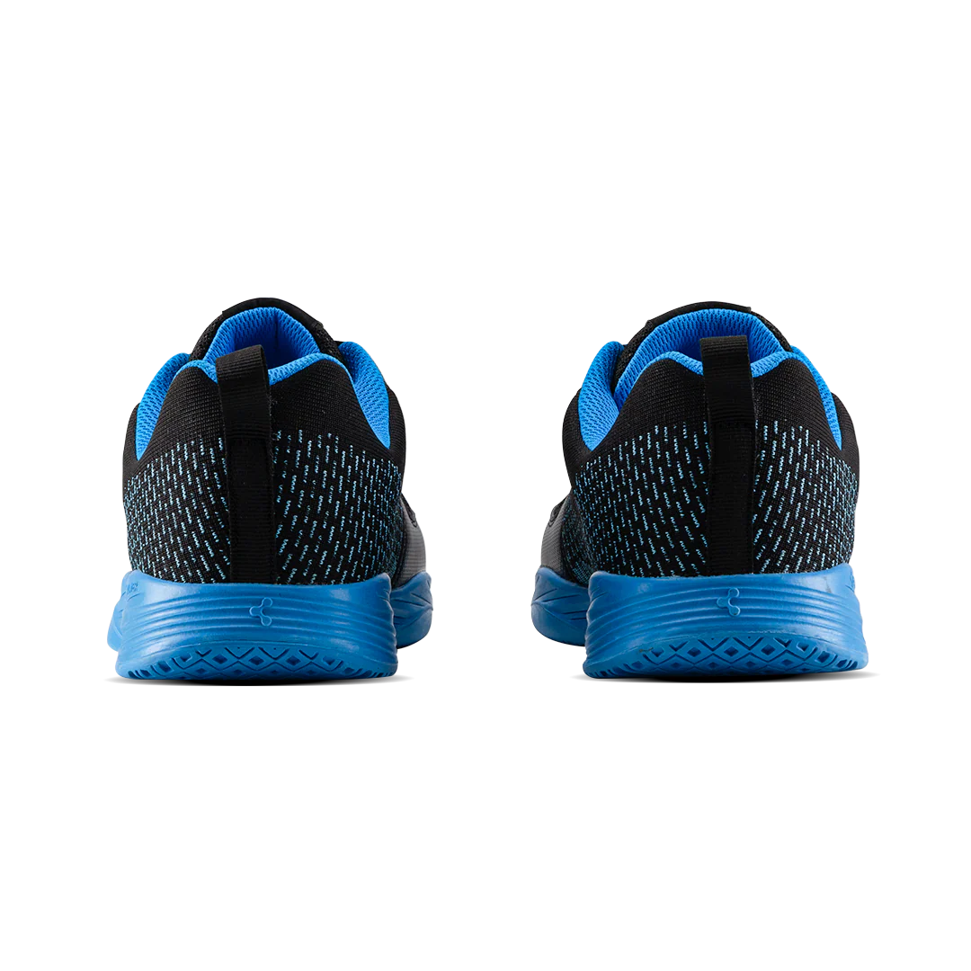 Hundred Court Flyer Badminton Shoe | Black/Blue/Yellow