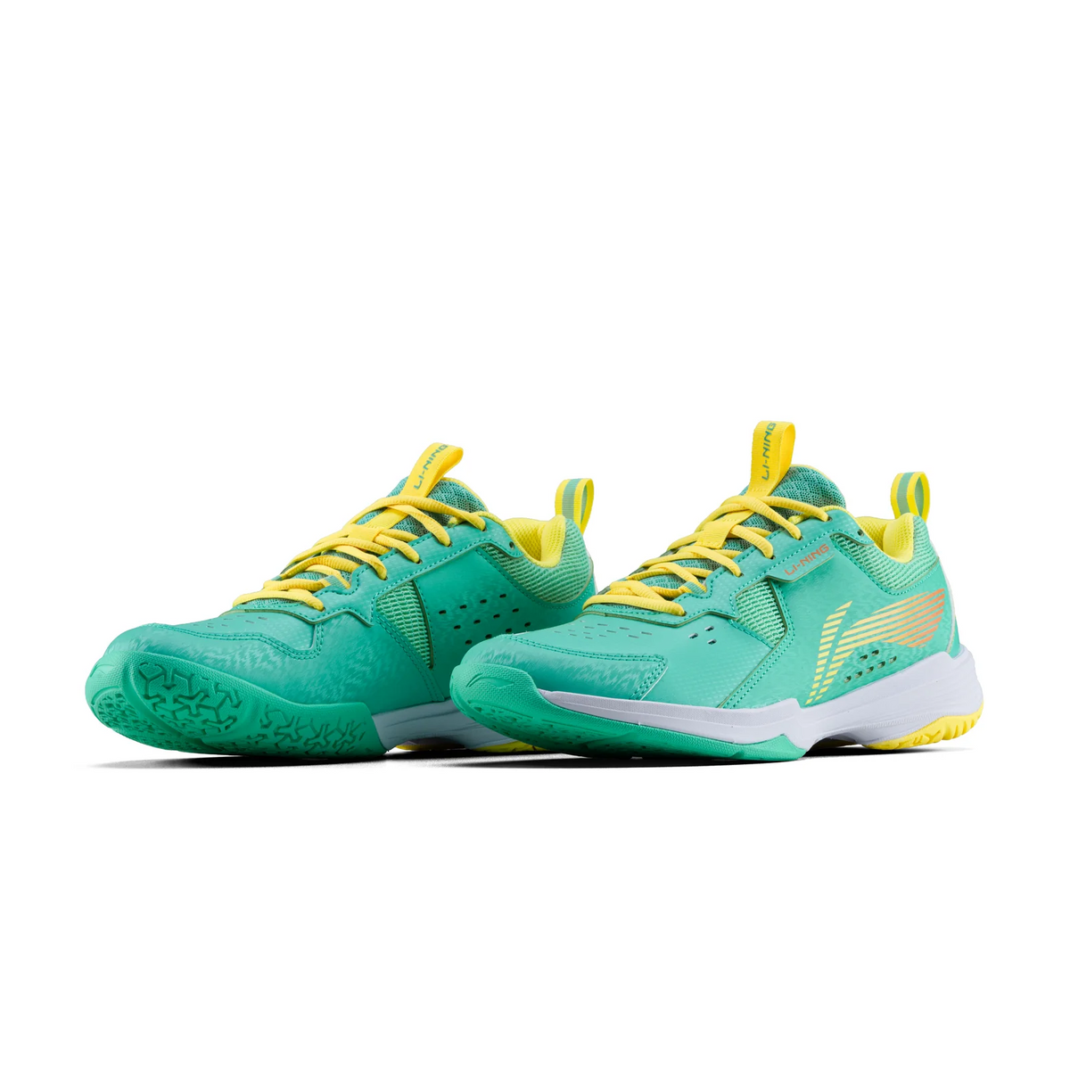 Li-Ning All Round Badminton Shoes - Cockatoo/Illuminating | Versatile Badminton Shoes for All-Court Play