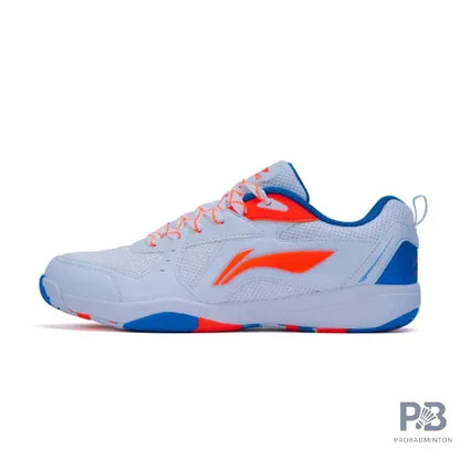Li-Ning Ultra III Badminton Shoe ( White & Blue & Orange )