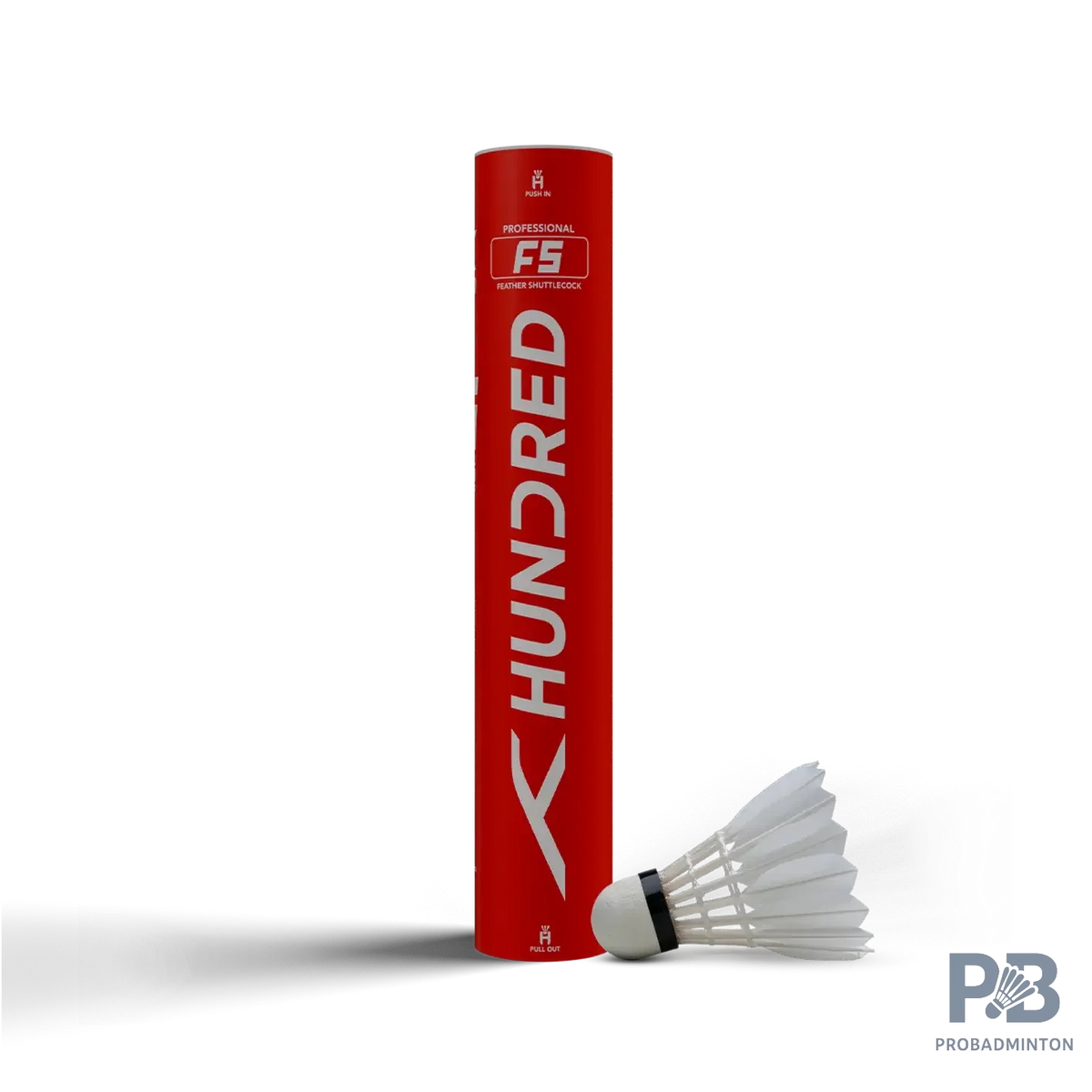 Hundred F5 Badminton Shuttlecocks | Grade A Feathers