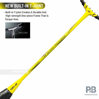 YONEX Nanoflare 1000 Play Badminton Racket – Lightning Yellow | 4U G5 | Head Light