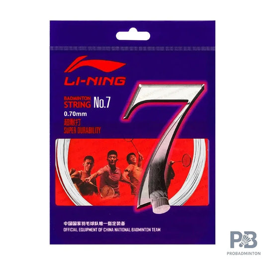 Li-Ning No.7 Badminton String 10M – High Durability & Control (Multiple Colors)