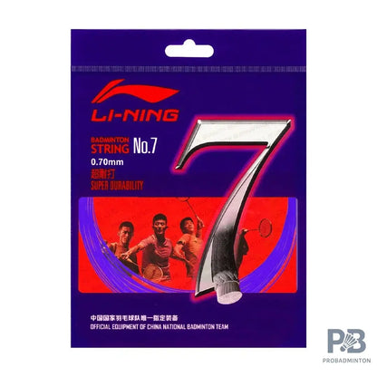 Li-Ning No.7 Badminton String 10M – High Durability & Control (Multiple Colors)