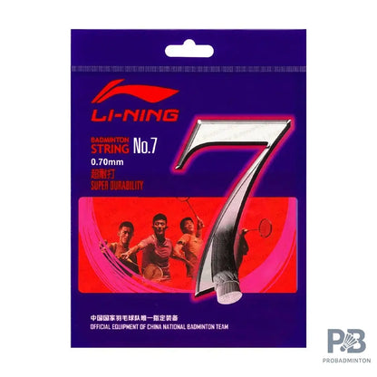 Li-Ning No.7 Badminton String 10M – High Durability & Control (Multiple Colors)